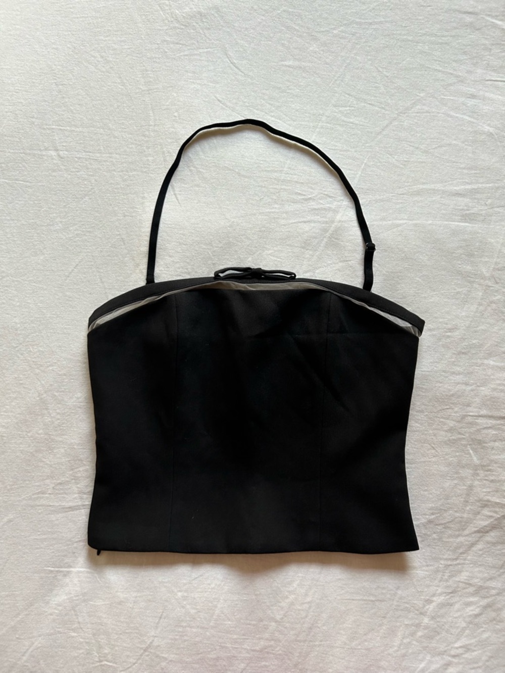🎀Women’s Black Strapless Top with Removable Strap